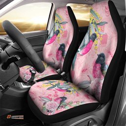 Birds and Floral Aussie Pink Robins Car Seat Cover Rosy Glow LT7