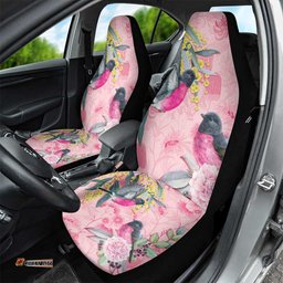 Birds and Floral Aussie Pink Robins Car Seat Cover Rosy Glow LT7