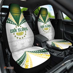 Cook Islands Rugby Car Seat Cover Kuki's Aitu Champions LT7
