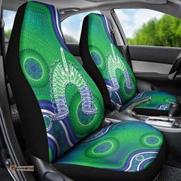 Australia Torres Strait Islanders Car Seat Cover Dhari Aboriginal Pattern LT14