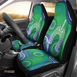 Australia Torres Strait Islanders Car Seat Cover Dhari Aboriginal Pattern LT14