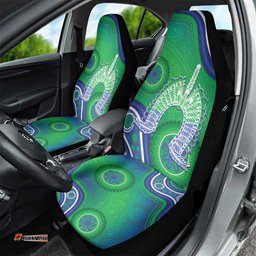 Australia Torres Strait Islanders Car Seat Cover Dhari Aboriginal Pattern LT14