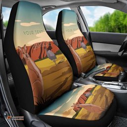 Australia Personalized Car Seat Cover Uluru Scenery LT7