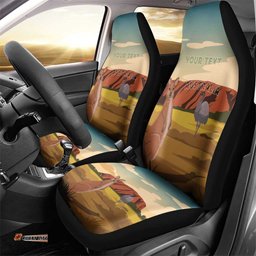 Australia Personalized Car Seat Cover Uluru Scenery LT7