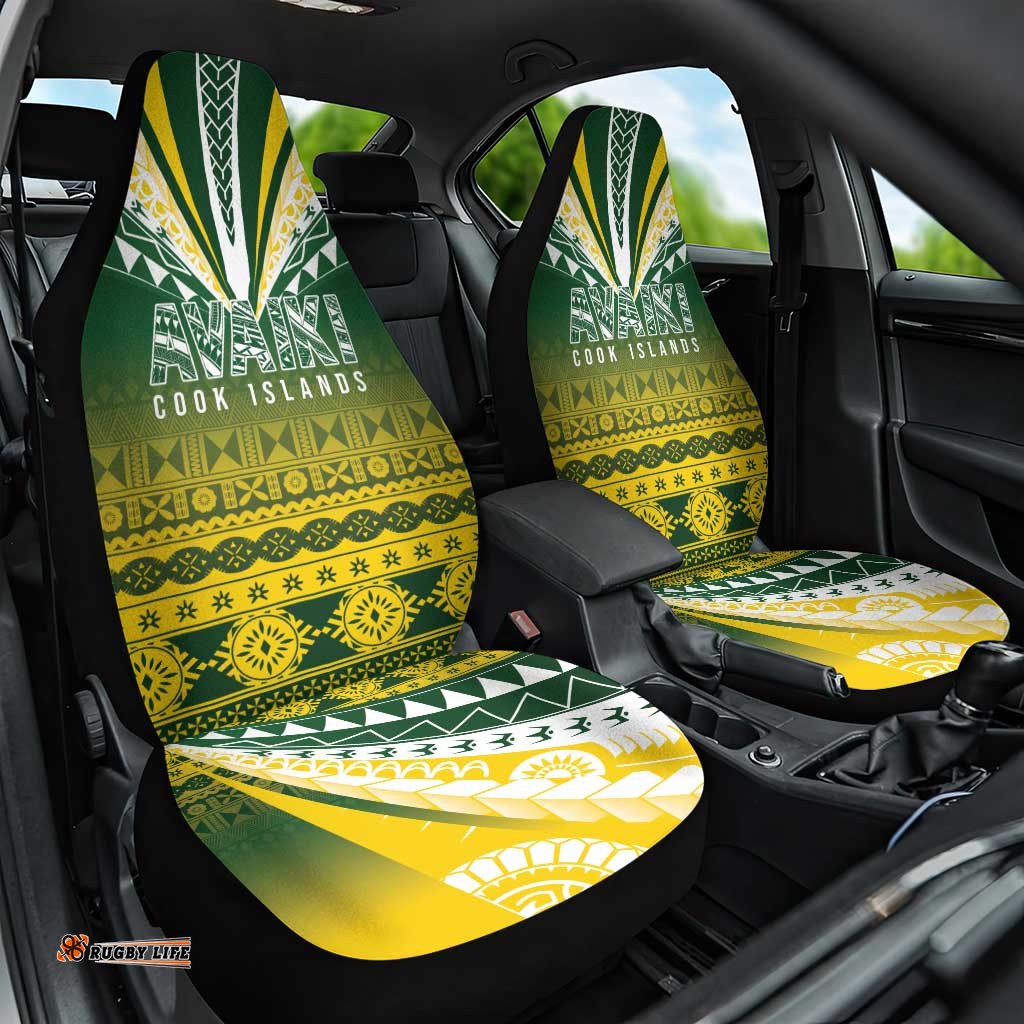 Cook Islands Rugby Car Seat Cover Kuki Avaiki LT7
