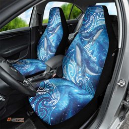 New Zealand Humpback Whale Matariki Car Seat Cover Maori New Year Taniko Niho Taniwha LT14