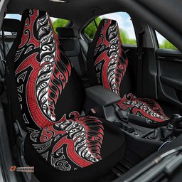 Koru Fern New Zealand Car Seat Cover Maori Tribal Pattern LT9