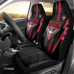 Essendon Bombers Car Seat Cover Modern Geometric Sports Graphic Style TS04