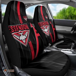 Essendon Bombers Car Seat Cover Modern Geometric Sports Graphic Style TS04
