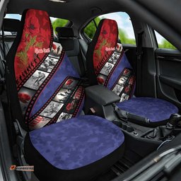 Personalised ANZAC Spirit 1915-2026 Filmstrip Tribute Car Seat Cover Lest We Forget 25 April LT9