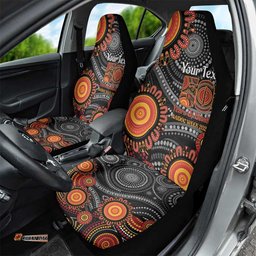 NAIDOC Week 50 Years Deadly Personalised Car Seat Cover Aboriginal Art LT14
