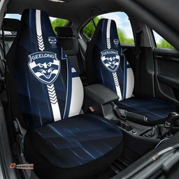 Geelong Cats Car Seat Cover Modern Geometric Sports Graphic Style TS04
