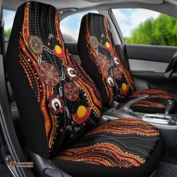 NAIDOC Week 2026 Car Seat Cover Together We Rise Together We Stay Deadly LT9