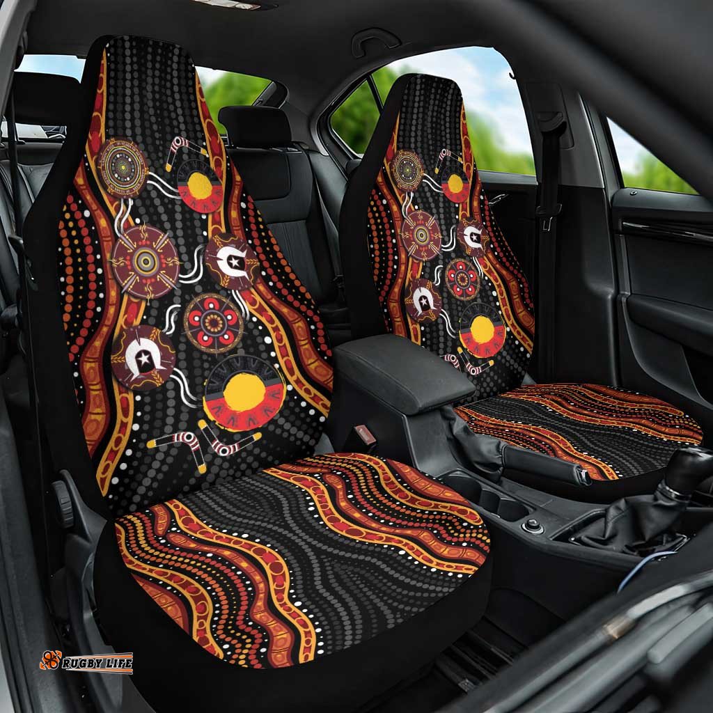 NAIDOC Week 2026 Car Seat Cover Together We Rise Together We Stay Deadly LT9