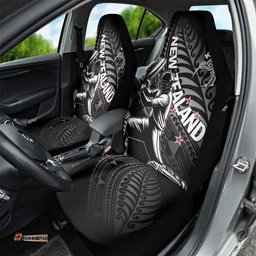 New Zealand Cricket Car Seat Cover Maori Kiwi Black Fern LT01