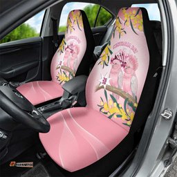 Galah Australia Day Car Seat Cover 26th January Golden Wattle Pink Color LT14