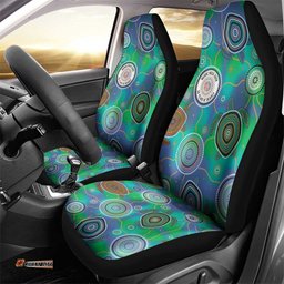 NAIDOC 50 Years of Deadly Car Seat Cover Sea Turtle Aboriginal Dot Art LT19