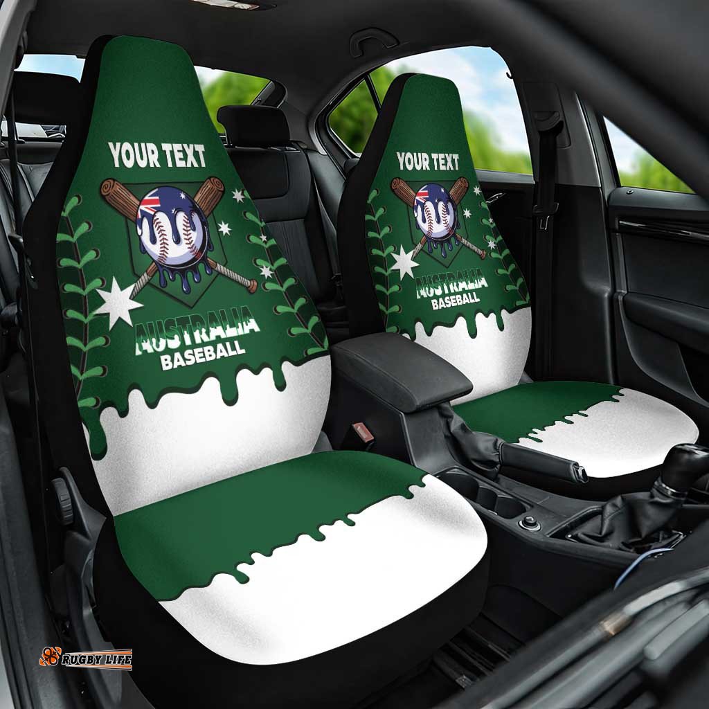 Australia 2026 Baseball Custom Car Seat Cover Go Aussie Drip Style LT14