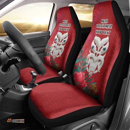 Maori Wheku Meri Kirihimete Personalised Car Seat Cover All Red Indigenous Maori Motif LT9