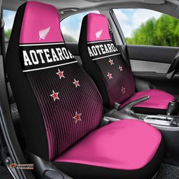 New Zealand Women Cricket Car Seat Cover Pink Simple Style LT05