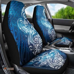 Matariki Galaxy Car Seat Cover Maori Taniko Pattern LT9
