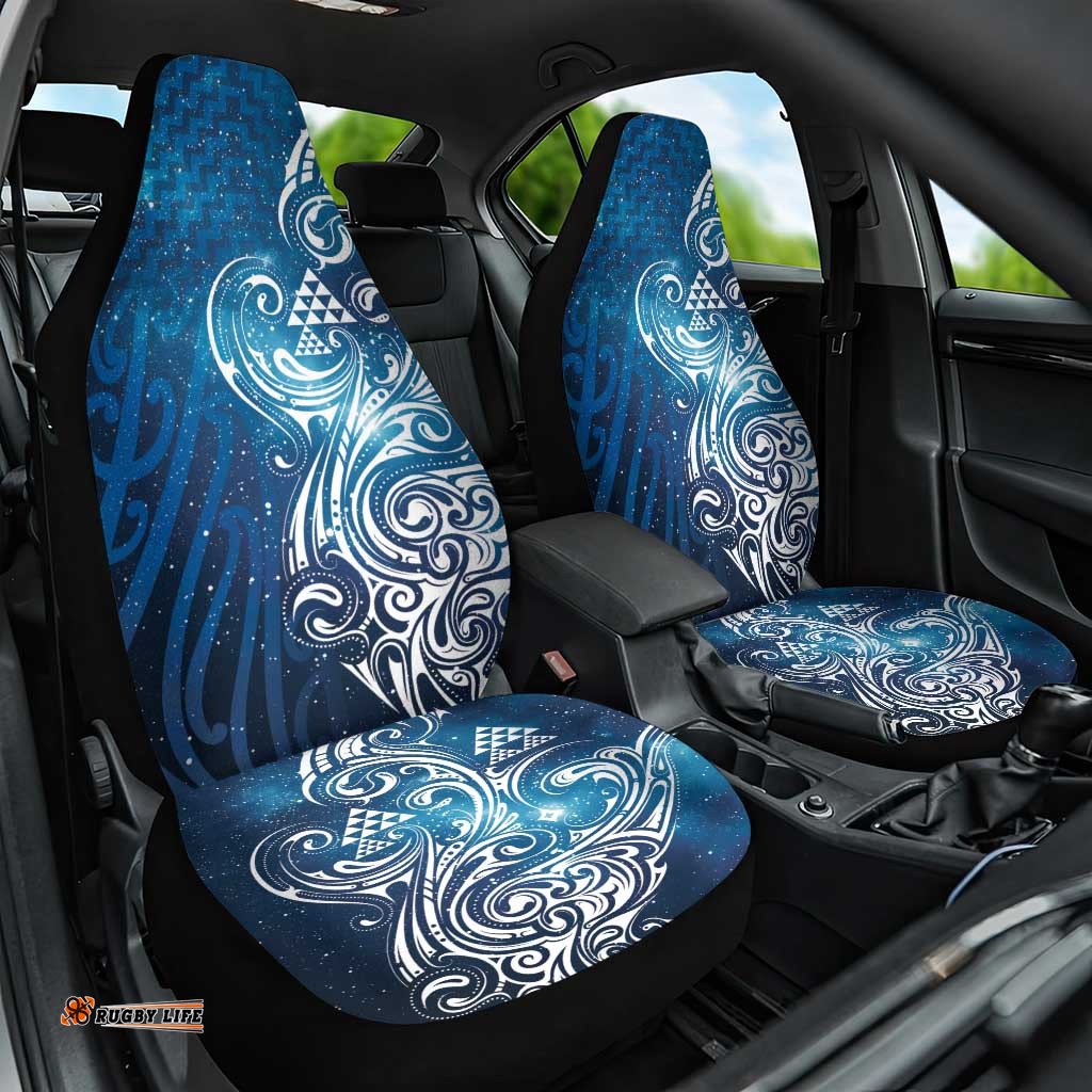Matariki Galaxy Car Seat Cover Maori Taniko Pattern LT9