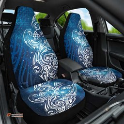 Matariki Galaxy Car Seat Cover Maori Taniko Pattern LT9