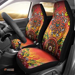 NAIDOC Week 2026 Car Seat Cover 50 Years of Deadly Aboriginal Dot Art LT9