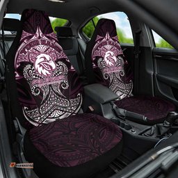 Personalized Manly Warringah Sea Eagles Car Seat Cover Polynesian Tribal Pattern Style TS04