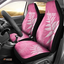 New Zealand Lawn Bowls Breast Cancer Personalized Car Seat Cover Wrap-Around Silver Fern LT7
