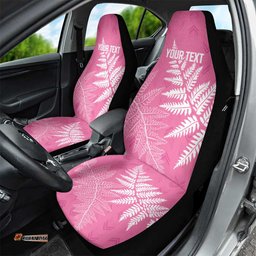 New Zealand Lawn Bowls Breast Cancer Personalized Car Seat Cover Wrap-Around Silver Fern LT7