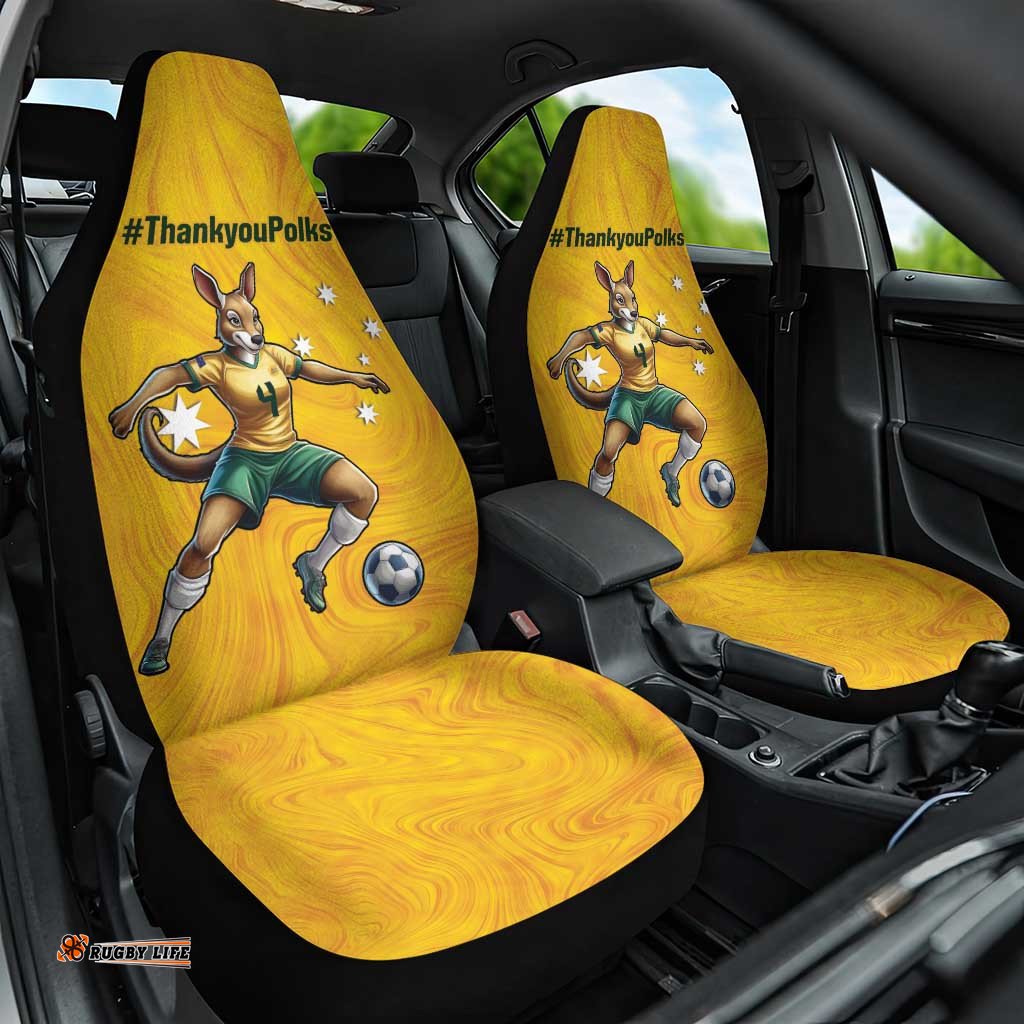 Polkinghorne Australia Matildas Car Seat Cover 2024 Thank You Polks LT14