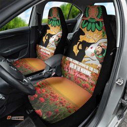 Personalised Rabbitohs Rugby ANZAC Day Car Seat Cover Last Post Poppy We Will Remember Them LT14