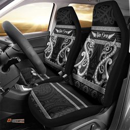 Kia Ora New Zealand Car Seat Cover Maori Language Week Pango Taniko Motif LT14