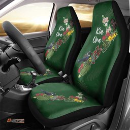 Kia Ora New Zealand Floral Car Seat Cover Sage Green LT7