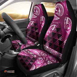 Matariki New Zealand Car Seat Cover NZ Niho Taniwha Maori New Year Pink Galaxy LT14