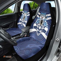 AFL Cats Football Personalised Car Seat Cover Final Geelong Premiers Trophy Aboriginal LT14