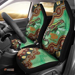 Personalised Australia Goanna NAIDOC Week 2026 Car Seat Cover 50 Years of Deadly Aboriginal Art LT14
