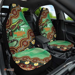Personalised Australia Goanna NAIDOC Week 2026 Car Seat Cover 50 Years of Deadly Aboriginal Art LT14