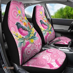 Pink Robin Aboriginal Inspired Car Seat Cover LT9