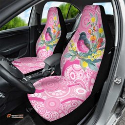 Pink Robin Aboriginal Inspired Car Seat Cover LT9