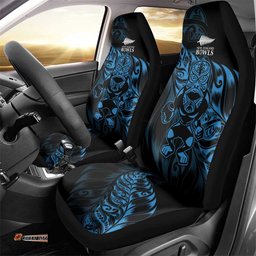 New Zealand Lawn Bowls Car Seat Cover Blue Maori Warrior Tribal Silver Fern LT9