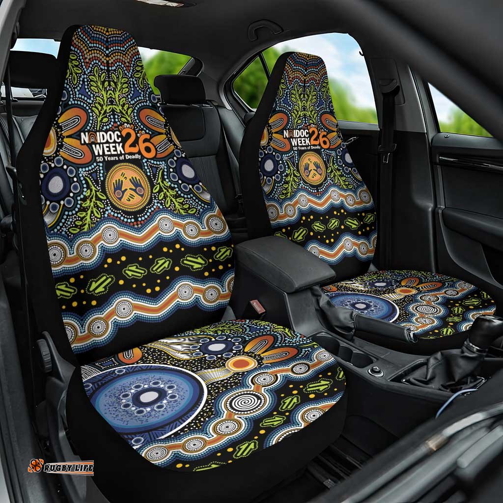 NAIDOC Deadly 50 Years Car Seat Cover Aboriginal and Torres Strait Islander LT9