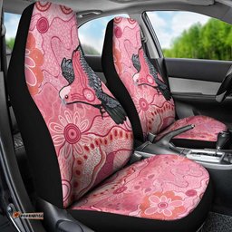 NAIDOC Week Aussie Indigenous Car Seat Cover Aboriginal Galah Bird Contemporary Art LT7