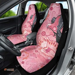 NAIDOC Week Aussie Indigenous Car Seat Cover Aboriginal Galah Bird Contemporary Art LT7