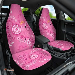 Pink Ribbon Australia Car Seat Cover Breast Cancer Awareness Aboriginal Cacatua leadbeateri LT14