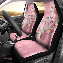 Personalised Galah Cockatoo Eucalyptus Flowers Car Seat Cover Australian Breast Cancer Spirit LT9