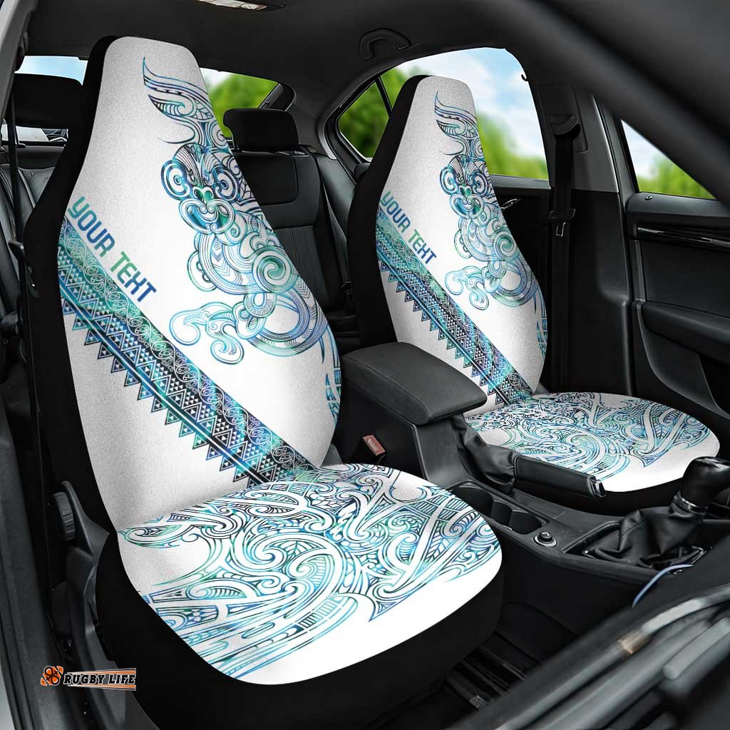 Kahui Whetu Paua shell Kowhaiwhai Taniko Personalised Car Seat Cover Taniwha Maori Tribal Style LT9