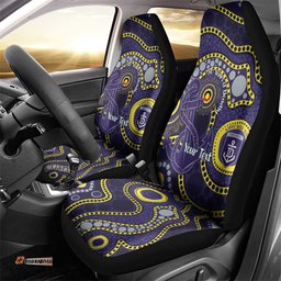 Dockers NAIDOC Week 2026 Personalised Car Seat Cover 50 Years of Deadly Aboriginal Art LT14
