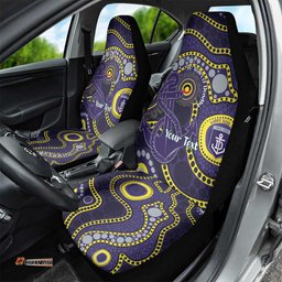 Dockers NAIDOC Week 2026 Personalised Car Seat Cover 50 Years of Deadly Aboriginal Art LT14